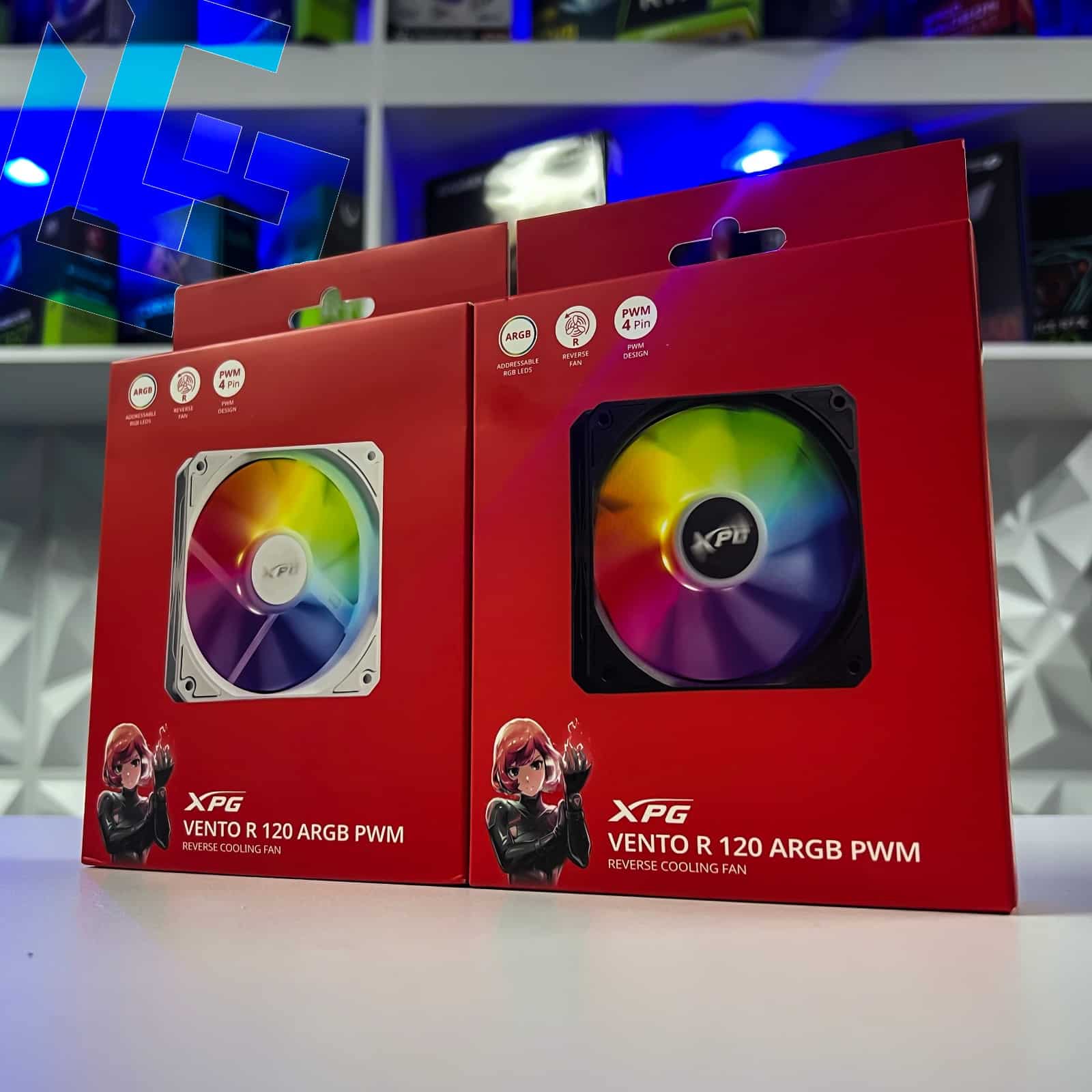 VENTILADOR XPG VENTO R 120 ARGB BLANCO