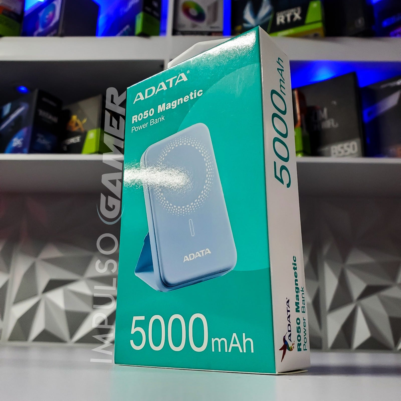 POWER BANK ADATA 5000 / ROSA / AZUL - Impulso Gamer