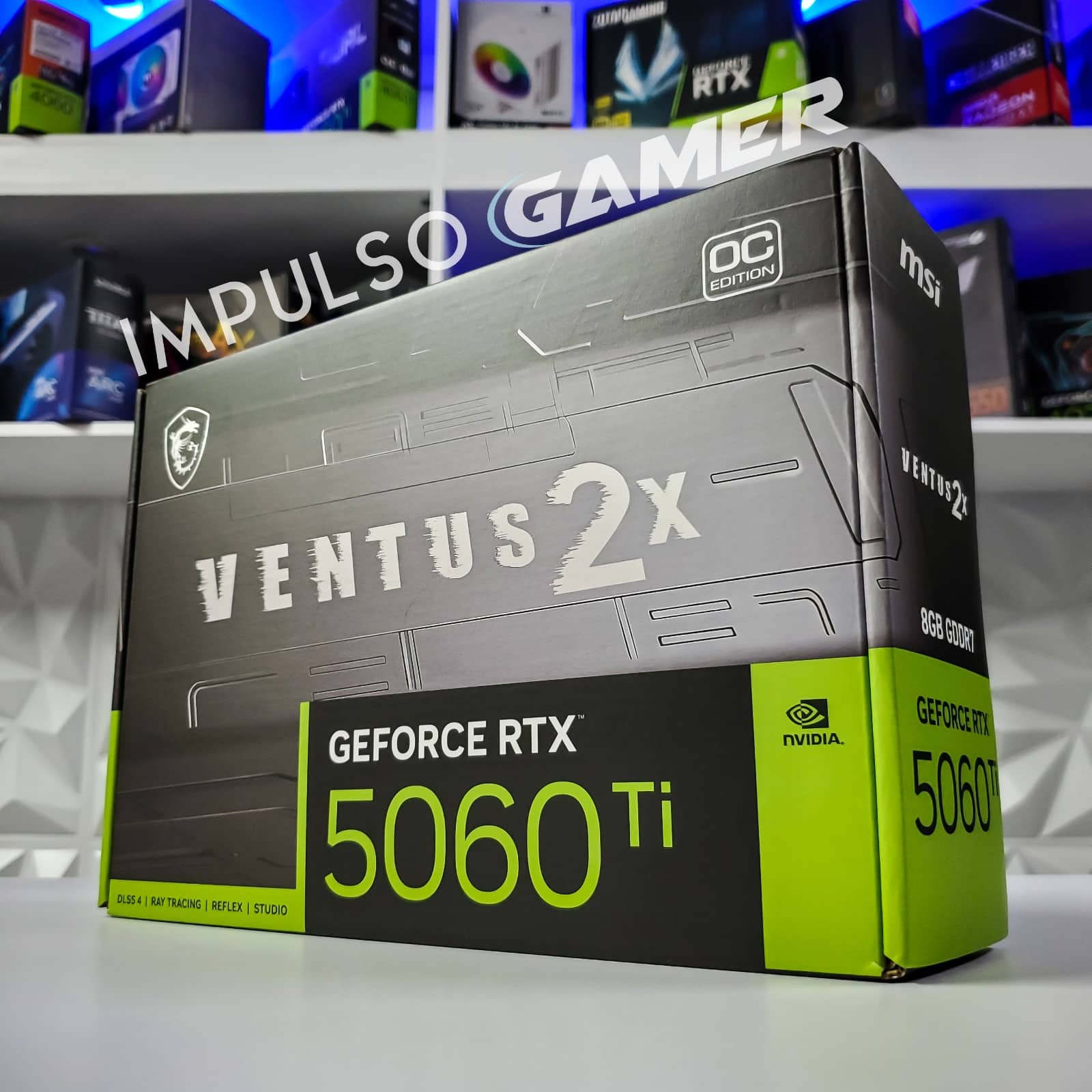 TARJETA GRAFICA RTX 5060 TI MSI VENTUS 2X 8GB