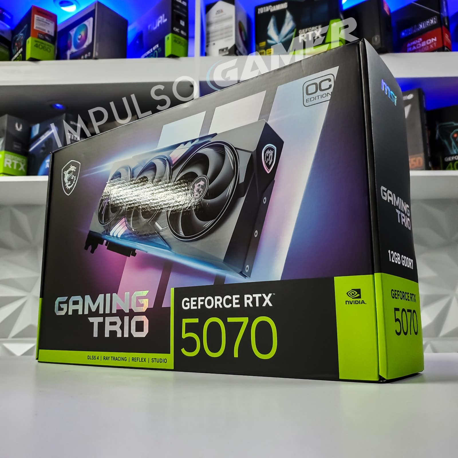 TARJETA GRAFICA RTX 5070 MSI GAMING TRIO 12GB