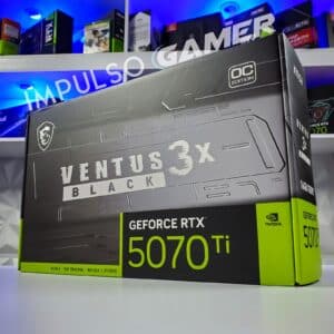 TARJETA GRAFICA RTX 5070 TI MSI VENTUS 3X OC BLACK 16GB