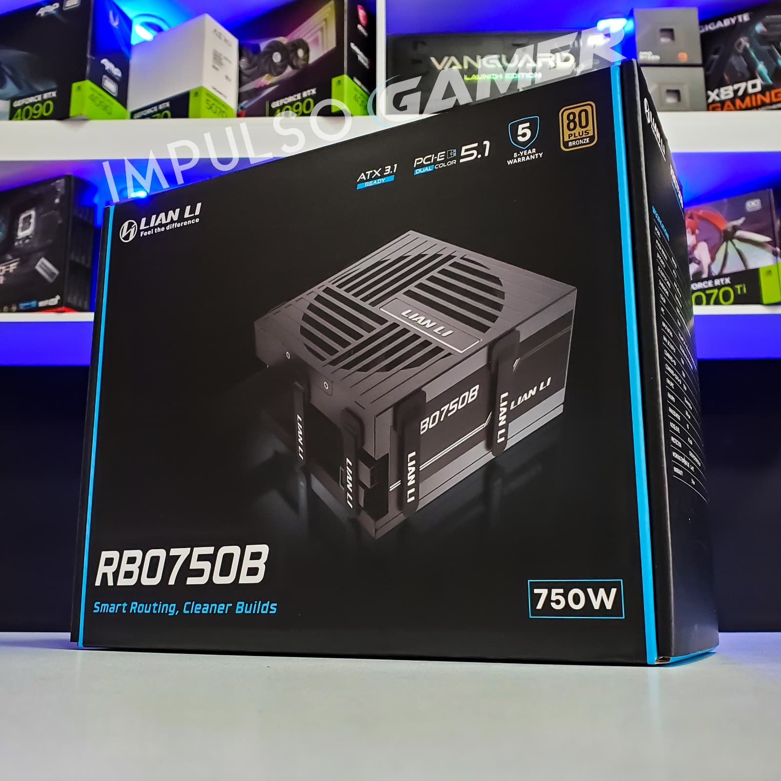 FUENTE DE PODER 750W 80+ BR LIAN LI RB0750B