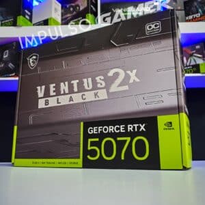 TARJETA GRAFICA RTX 5070 MSI VENTUS 2X OC BLACK 12GB