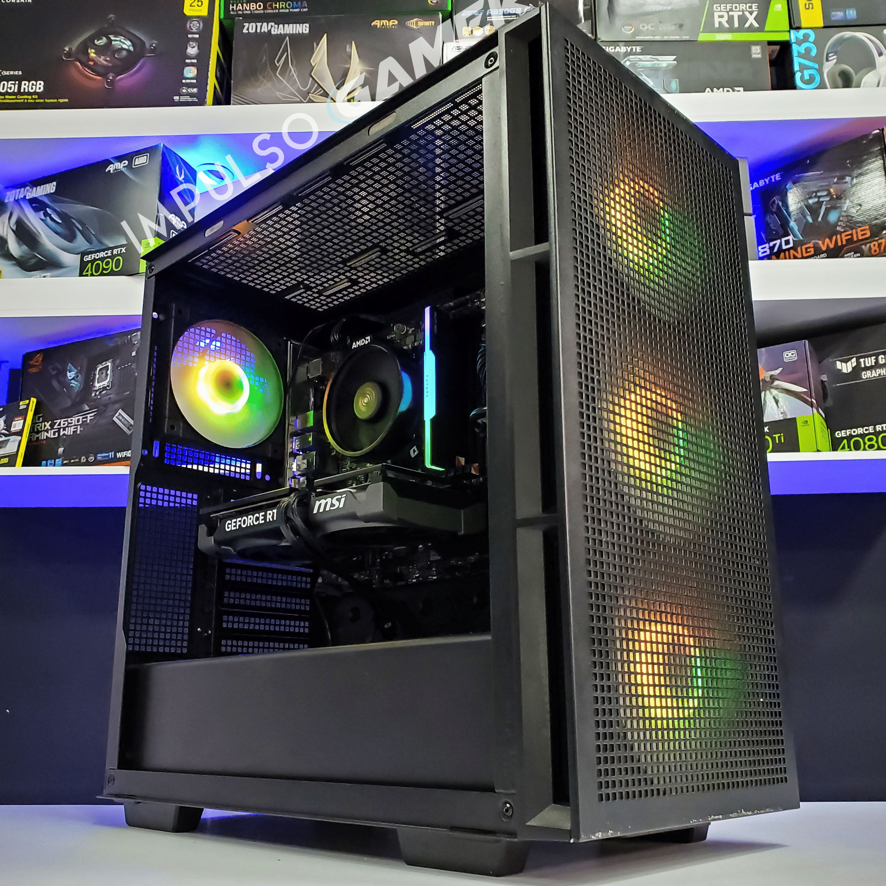 PC GAMER CON RYZEN 7 8700F Y RTX 5060 TI 16GB